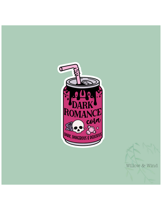 Dark Romance Cola - Bookish Sticker