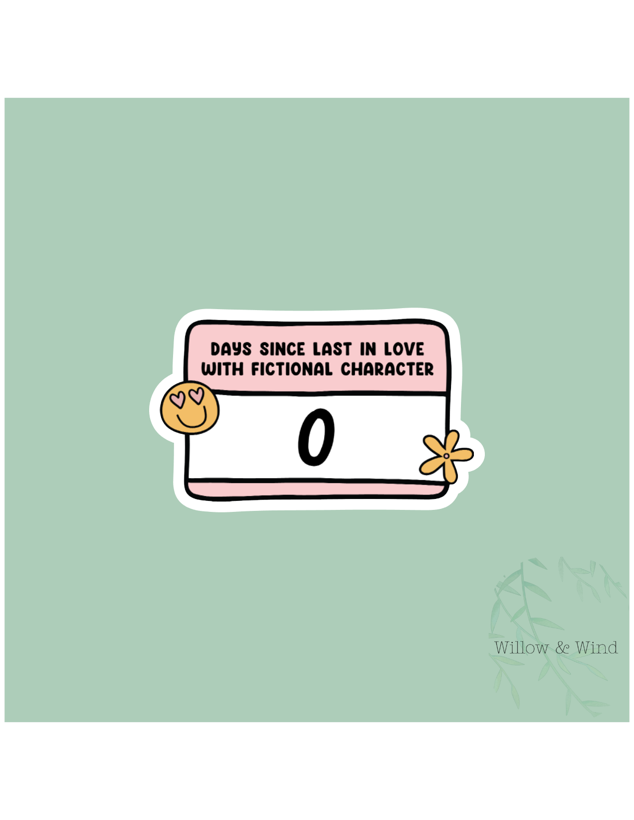 Fictional Character - Bookish Sticker