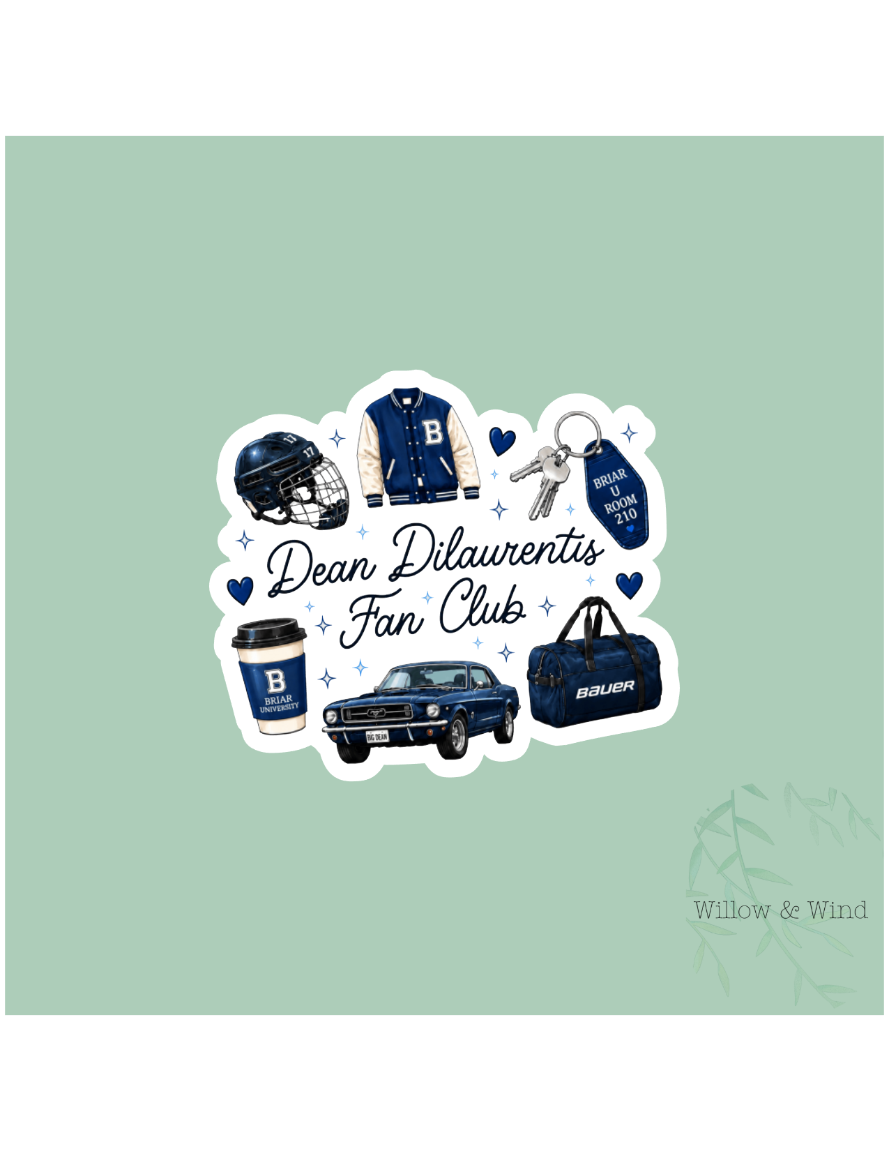 Dean Di Laurentis Fan Club - Off Campus Sticker