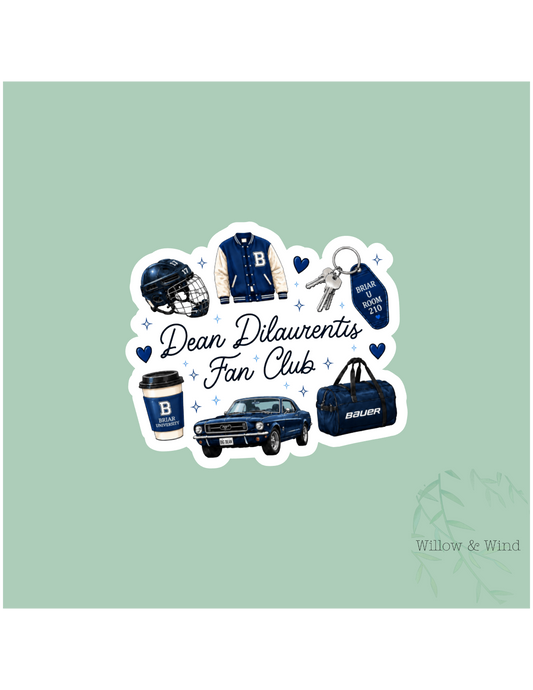 Dean Di Laurentis Fan Club - Off Campus Sticker