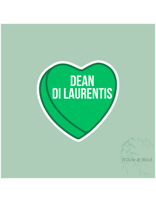 Dean Di Laurentis Heart - Off Campus Sticker