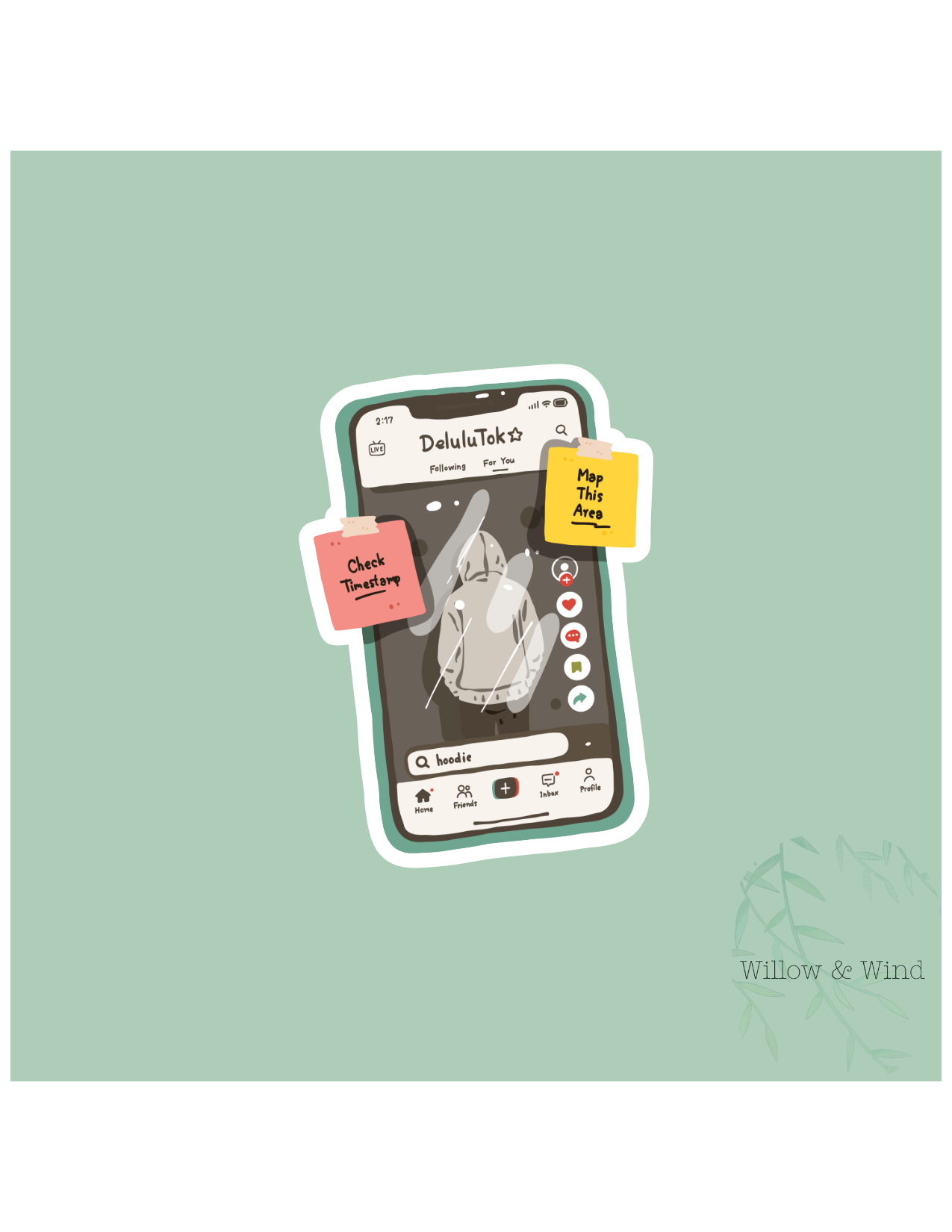 Delulu Tok Sticker