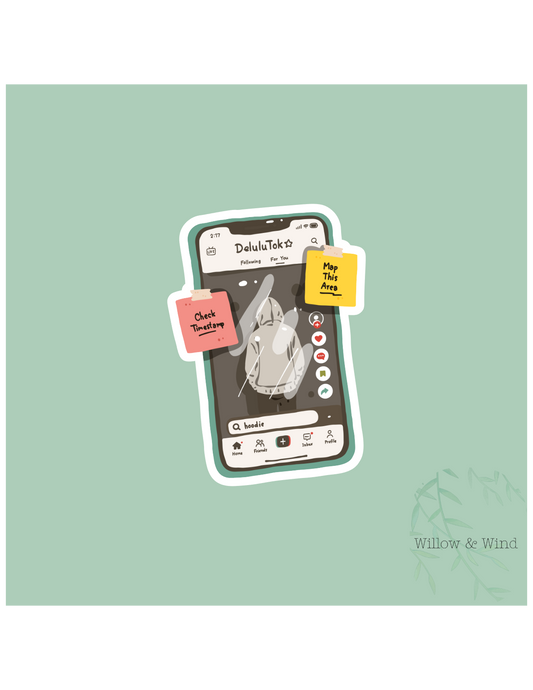 Delulu Tok Sticker