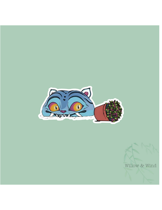 Derpy Cat K-Pop Demon Hunters Sticker