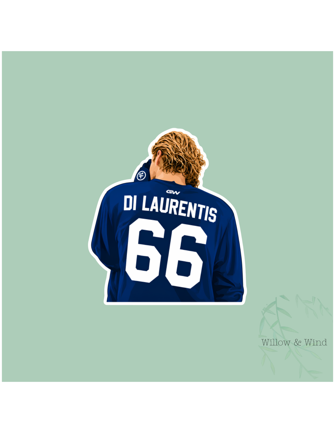 Dean Di Laurentis Back - Off Campus Sticker