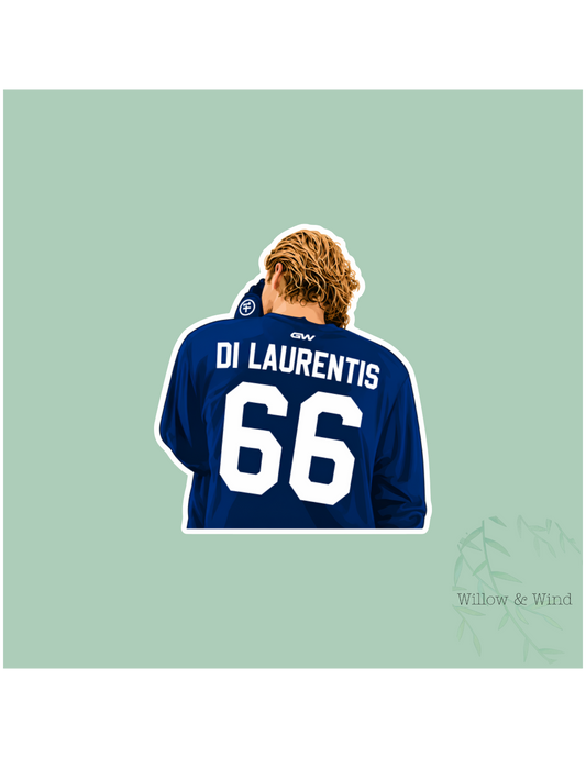 Dean Di Laurentis Back - Off Campus Sticker