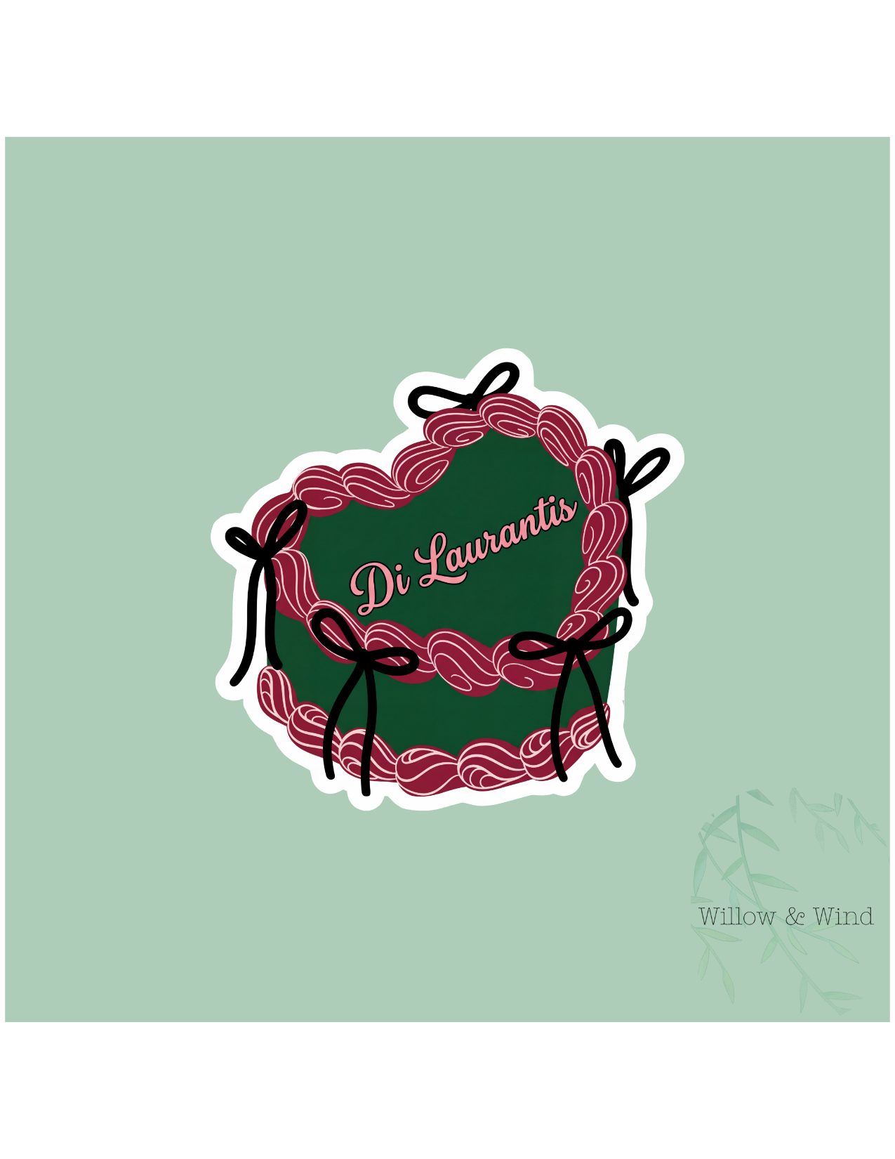 Di Laurentis Cake - Off Campus Sticker