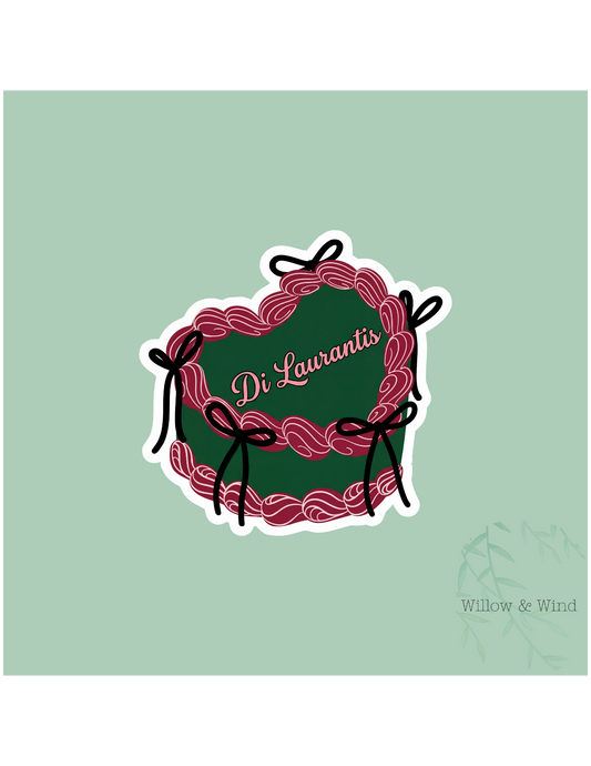 Di Laurentis Cake - Off Campus Sticker