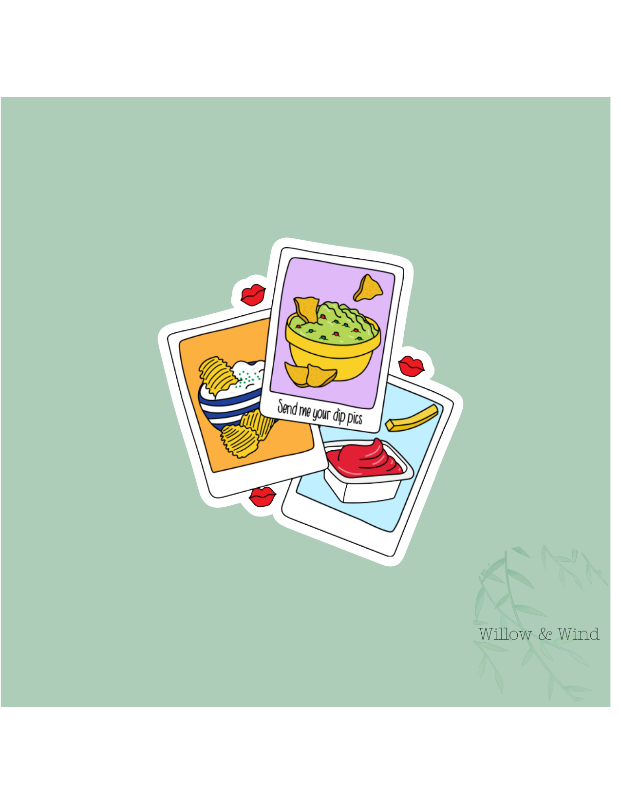 Dip Pics - Valentines Sticker
