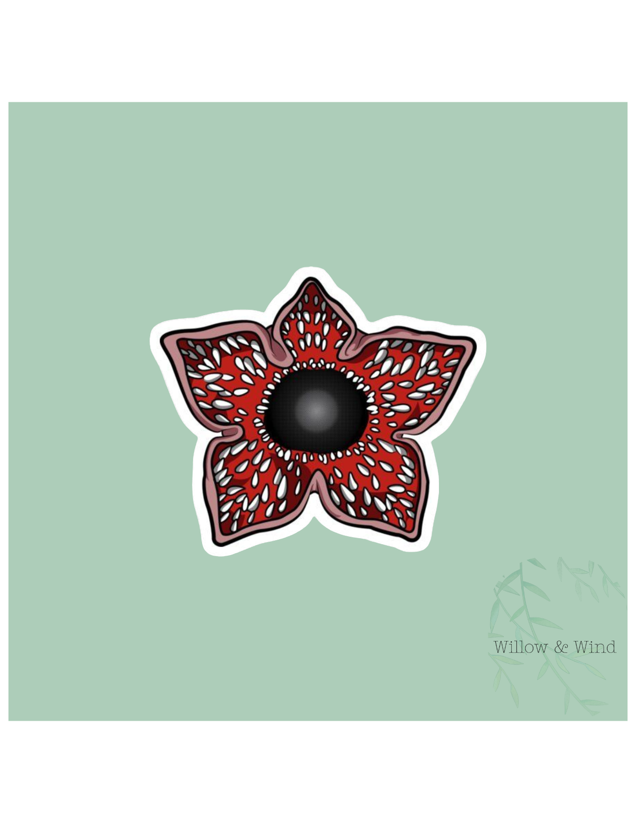 Demogorgon Head - Stranger Things Sticker