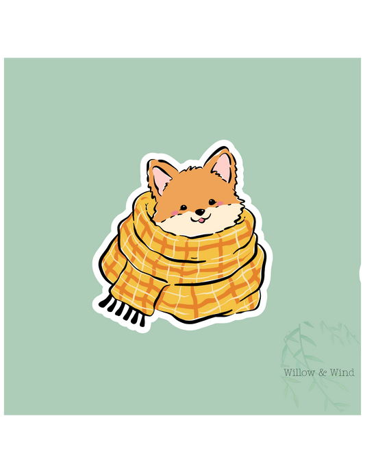 Autumn Scarf - Cozy Autumn Sticker
