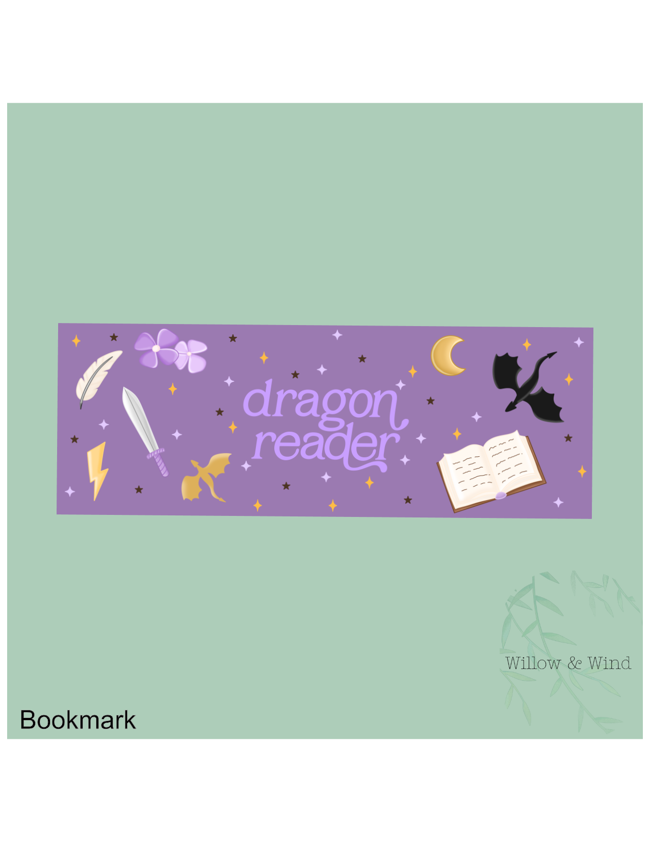 Dragon Reader Bookmark