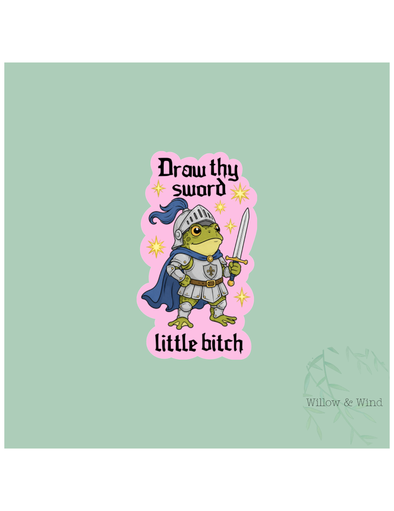 Draw Thy Sword Sticker