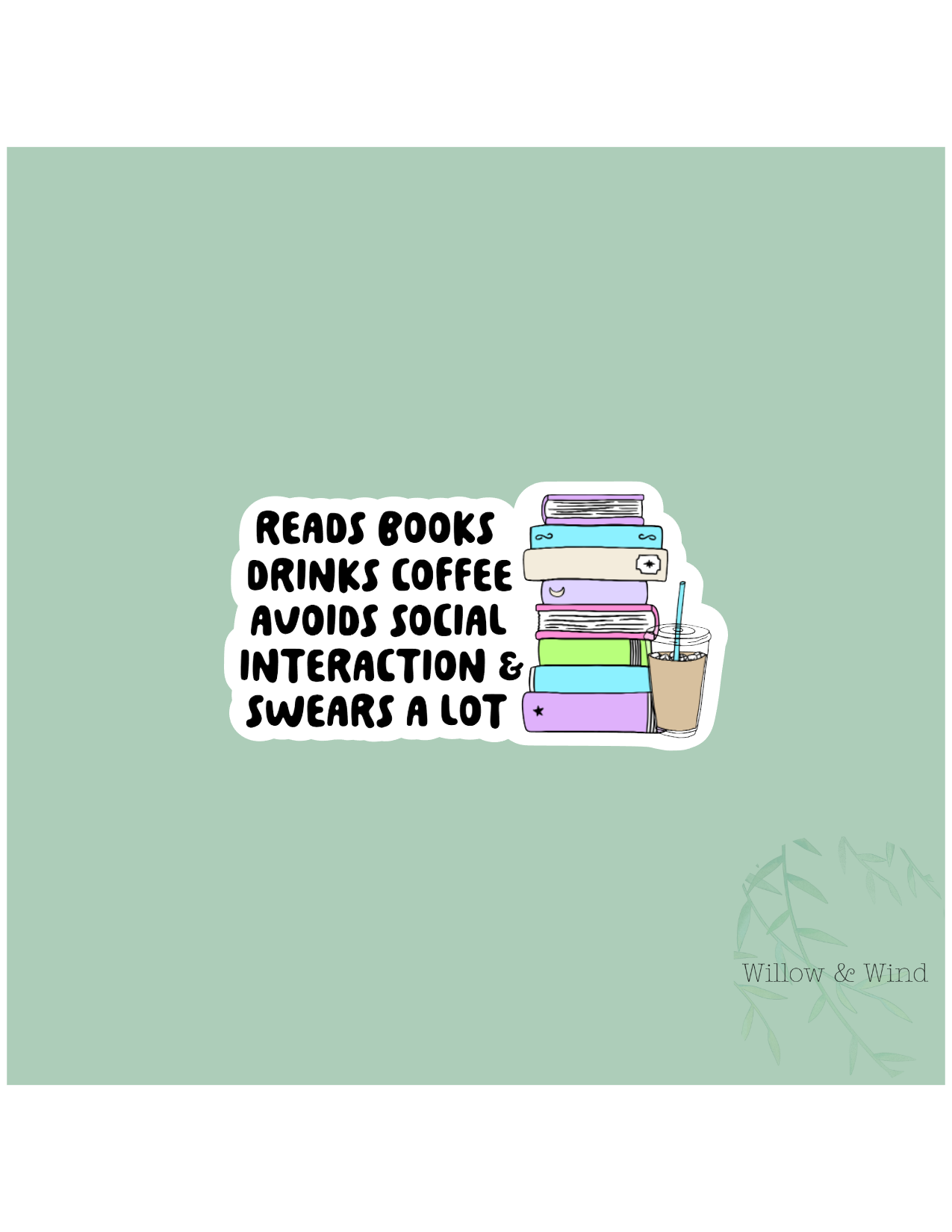 Reads Books - Bookish Sticker