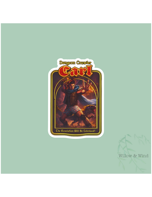 Carl Card - Dungeon Crawler Carl Sticker