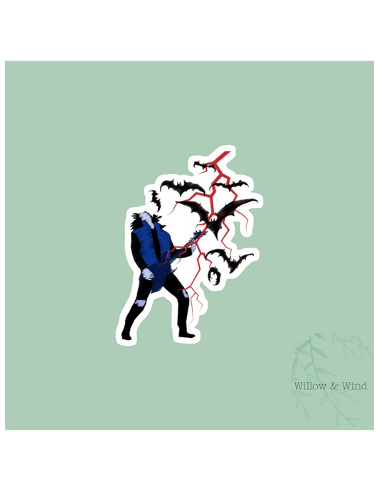 Eddie Playing Guitar - Stranger Things Sticker