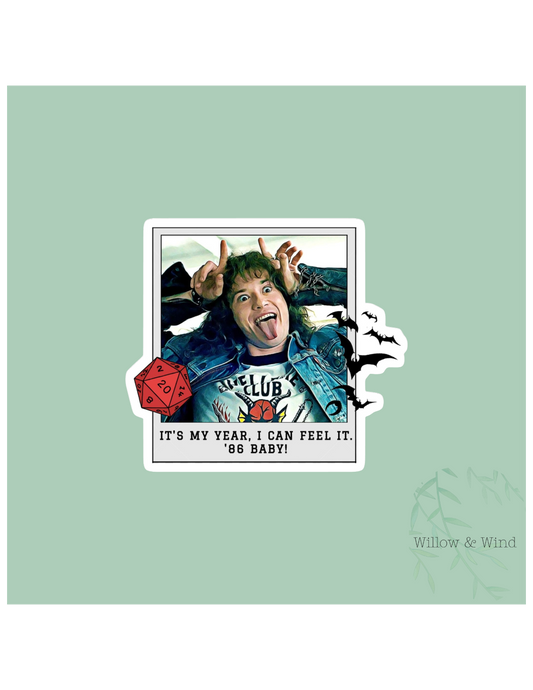 Eddie's Polaroid - Stranger Things Sticker