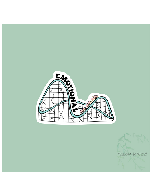 Emotional Rollercoaster Sticker