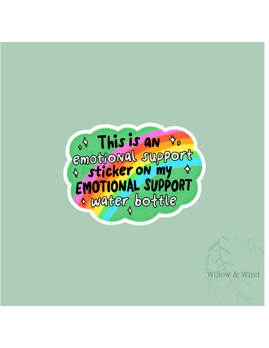 Emotional Support Sticker Sticker