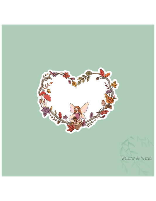 Fairy Heart - Cozy Autumn Sticker