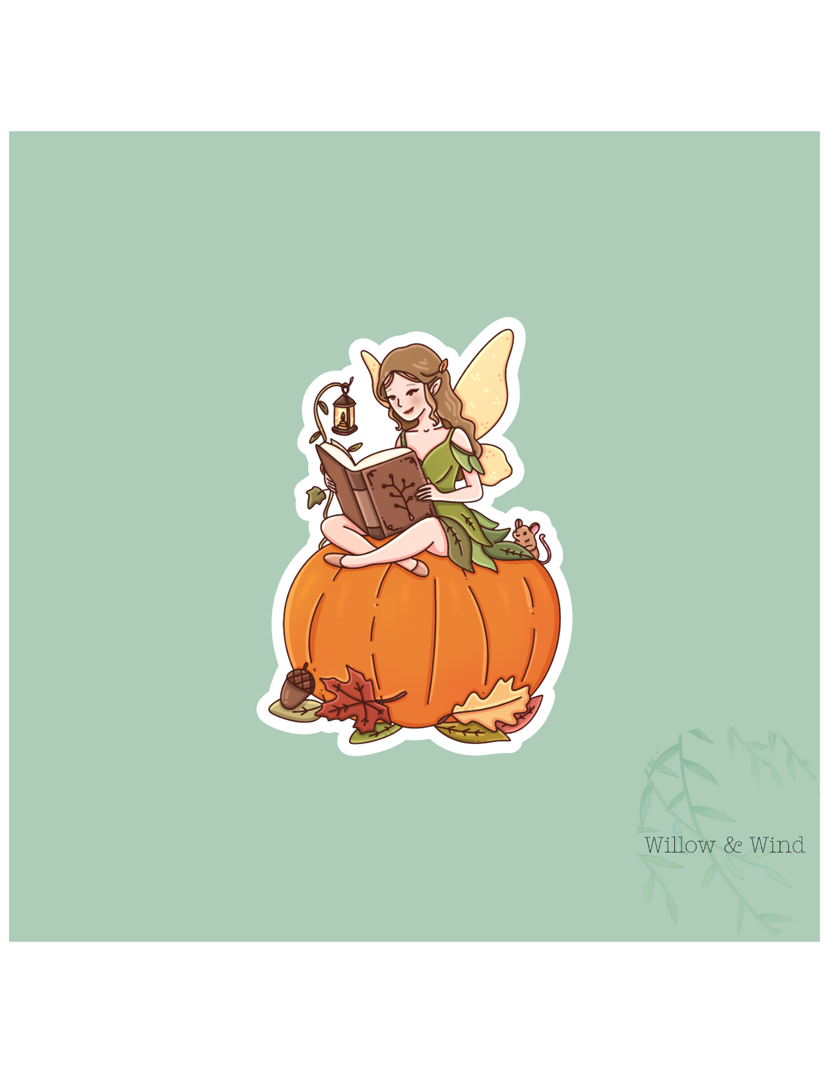 Fairy Reading - Bookish Sticker