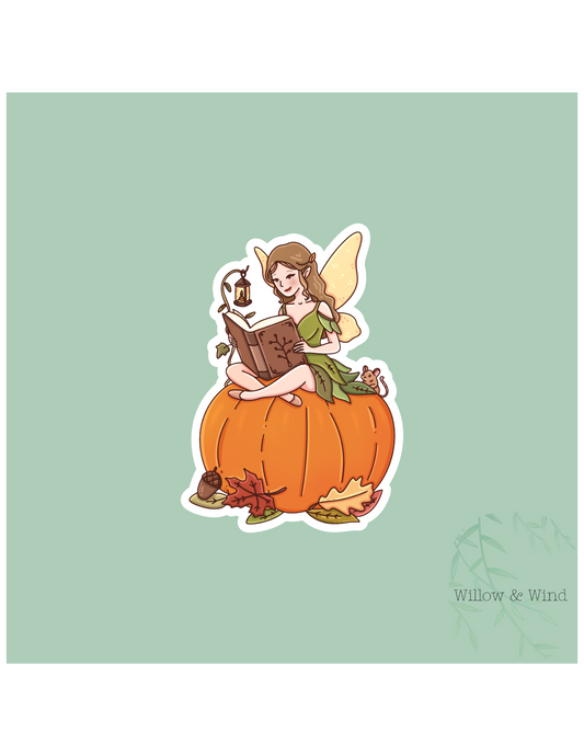 Fairy Reading - Bookish Sticker