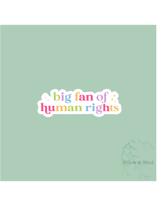 Human Rights Activism Sticker