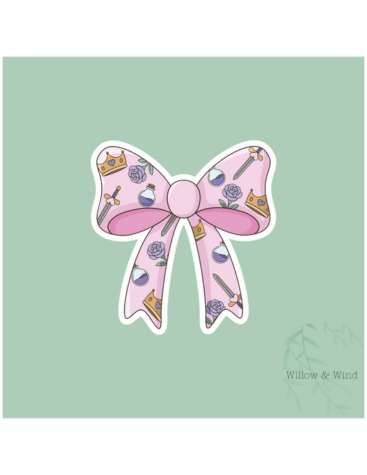 Fantasy Bow - Bookish Sticker