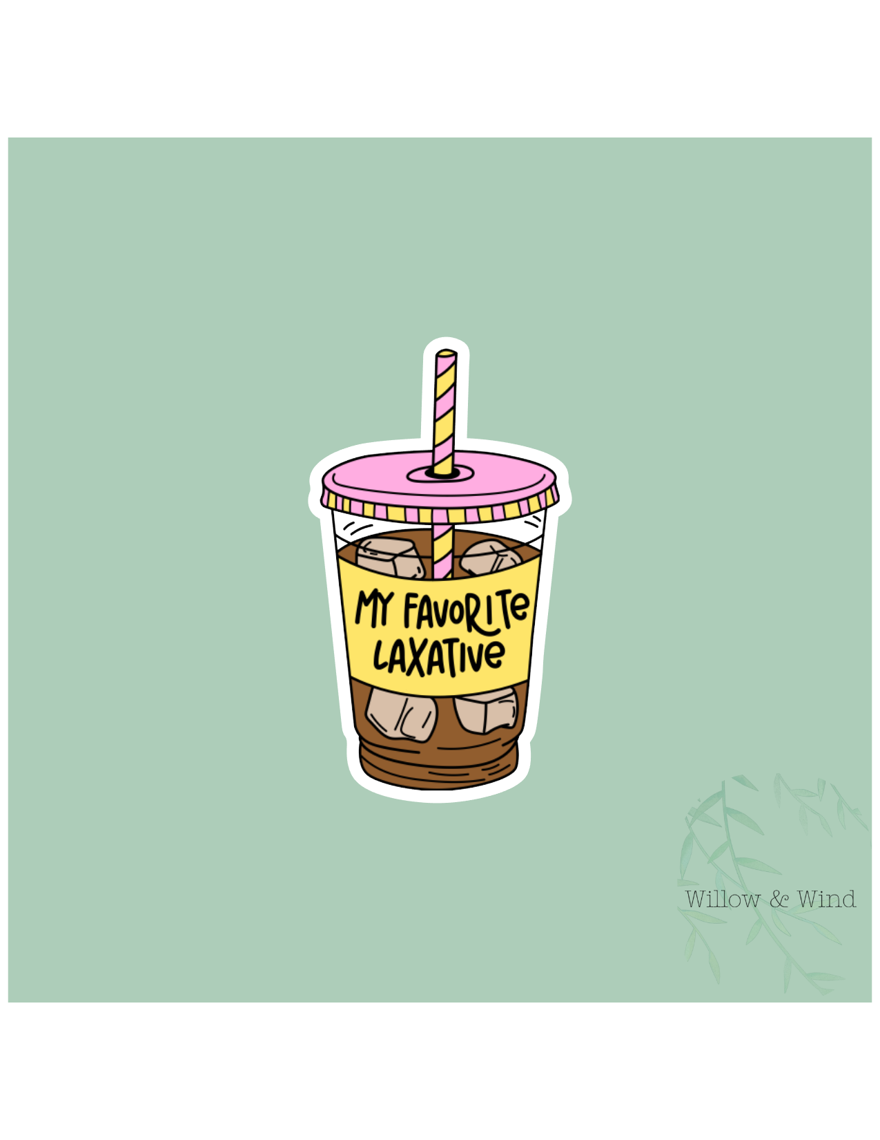 Favorite Laxative Coffee Sticker