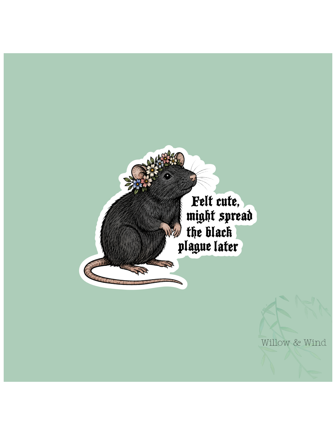 Felt Cute Sticker