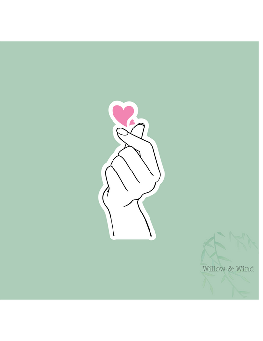 K Pop Heart K-Pop Demon Hunters Sticker