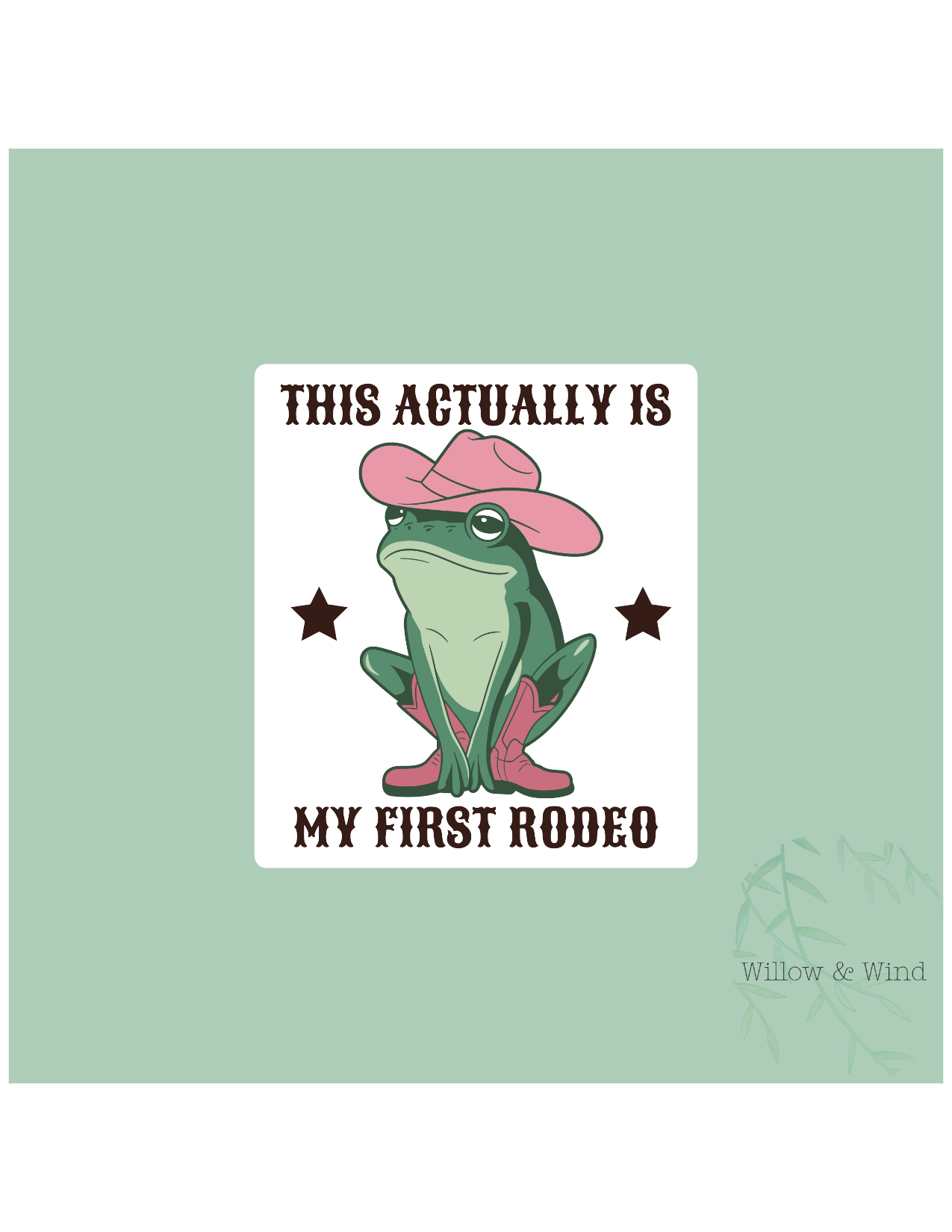 My First Rodeo Sticker