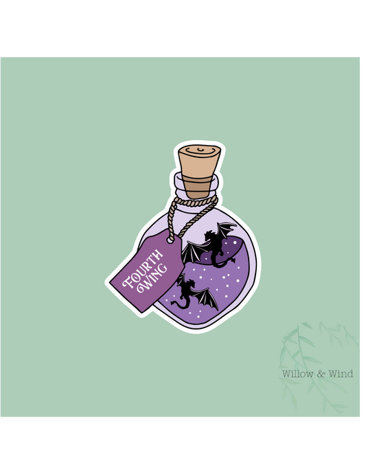 Fourth Wing Potion - Fourth Wing Sticker