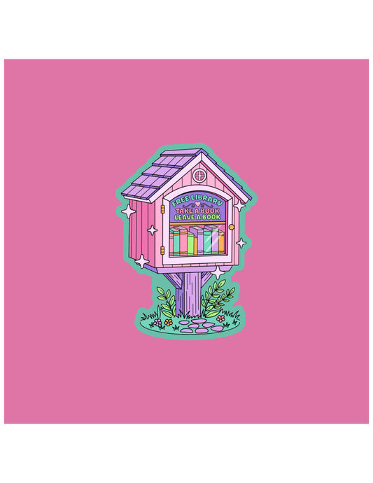 Free Library - Bookish Sticker