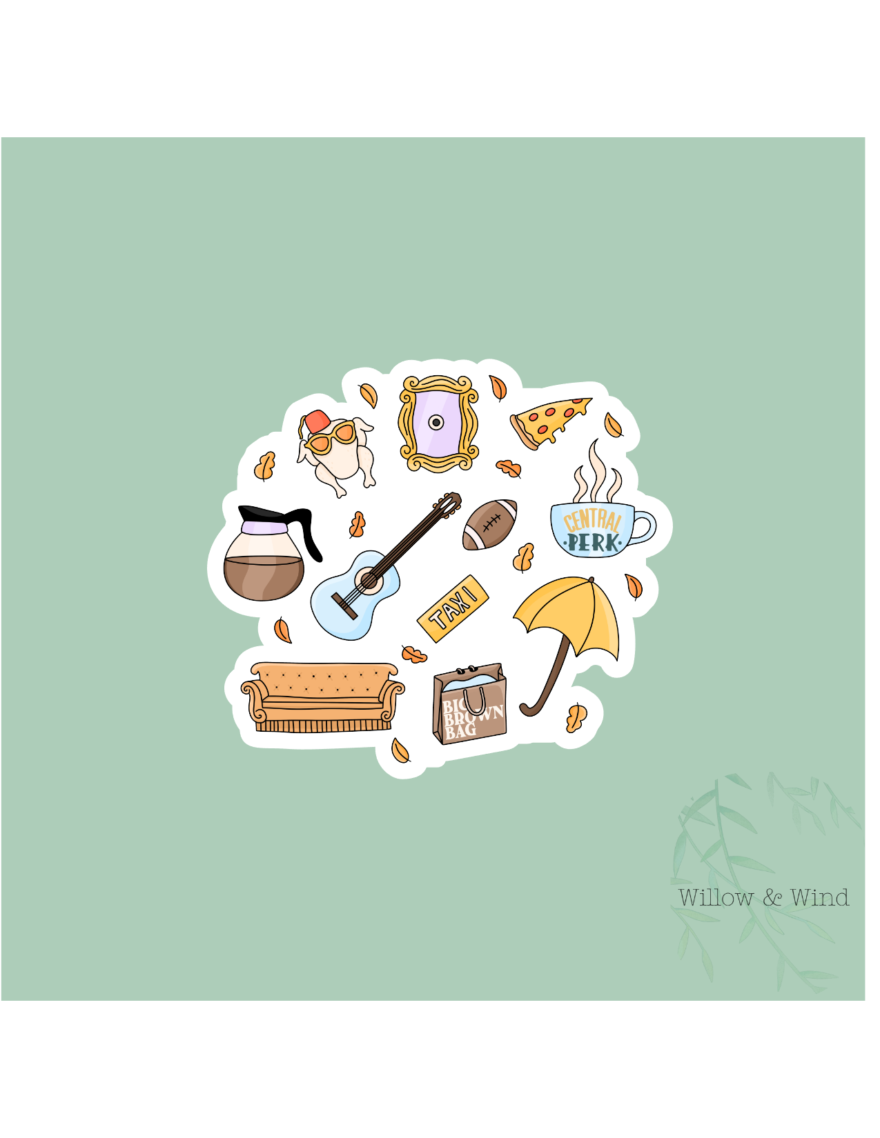 Friends Mashup Sticker