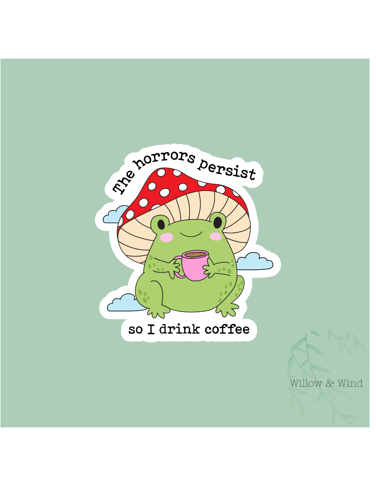 I Drink Coffee Coffee Sticker