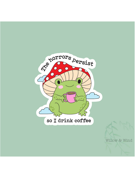 I Drink Coffee Coffee Sticker