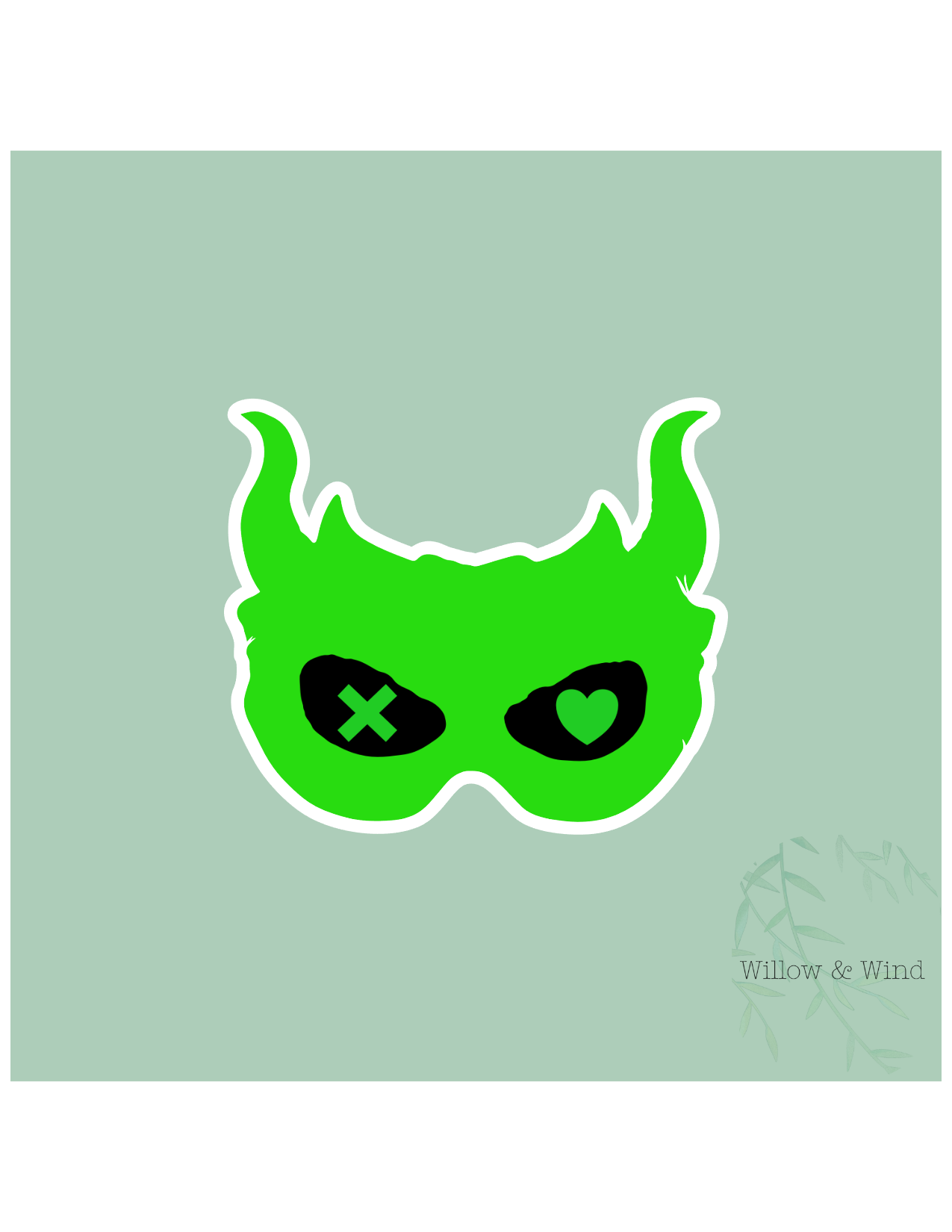 Game On Mask - Bookish Sticker