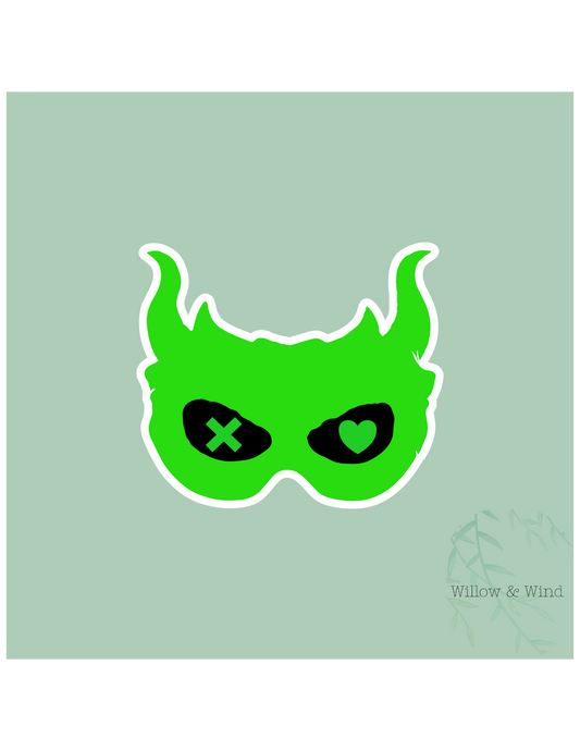 Game On Mask - Bookish Sticker