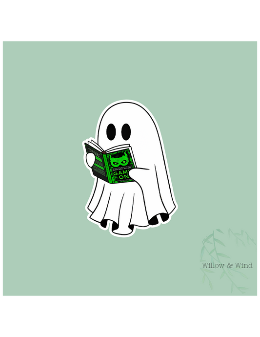 Game On Ghost - Bookish Sticker