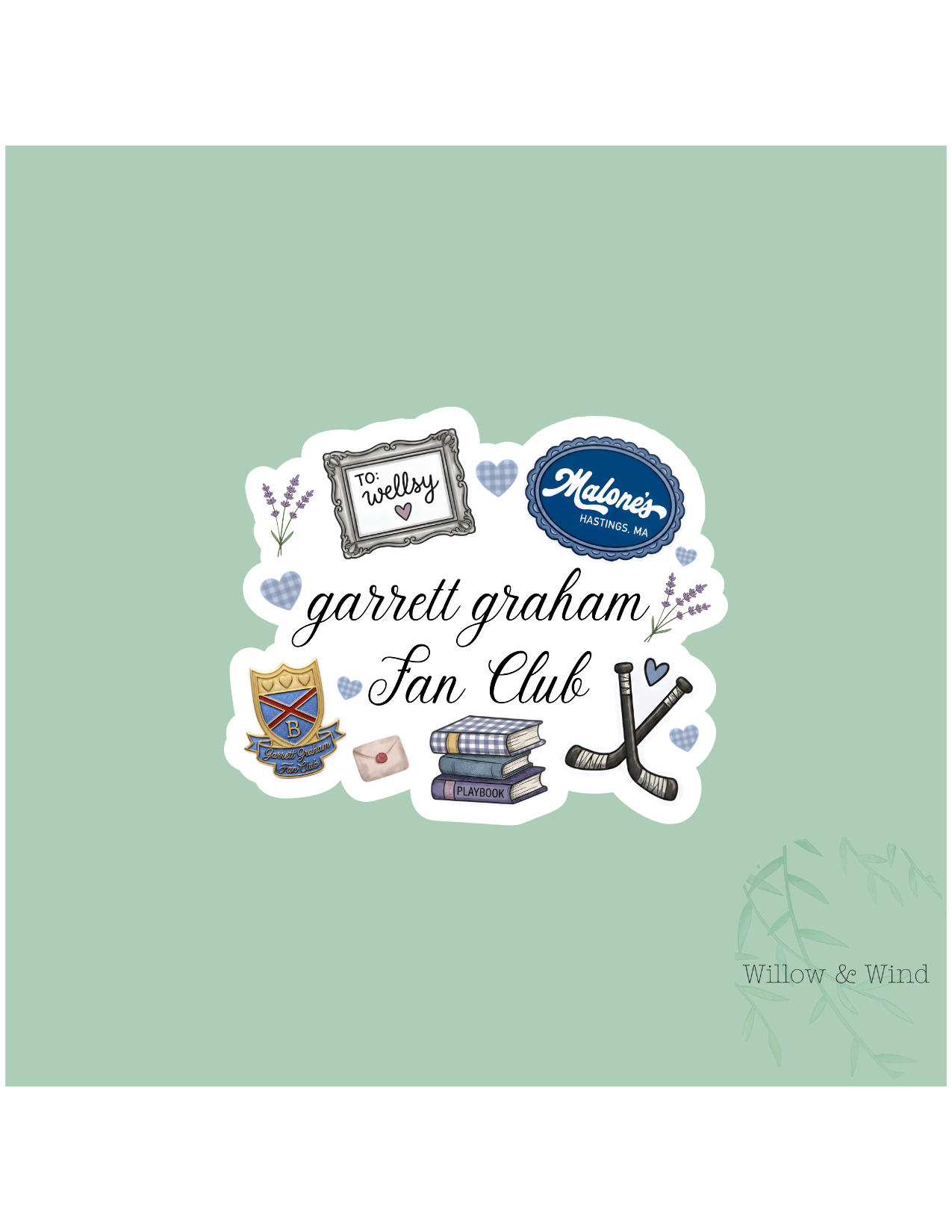 Garrett Graham Fan Club - Off Campus Sticker