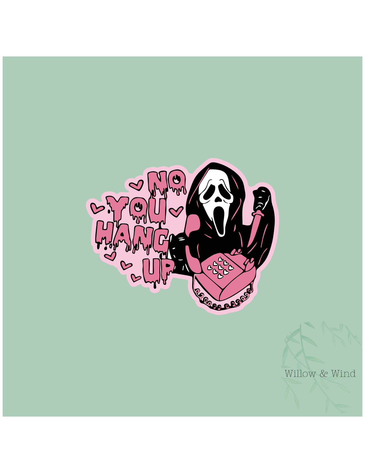 No You Hang Up First Sticker