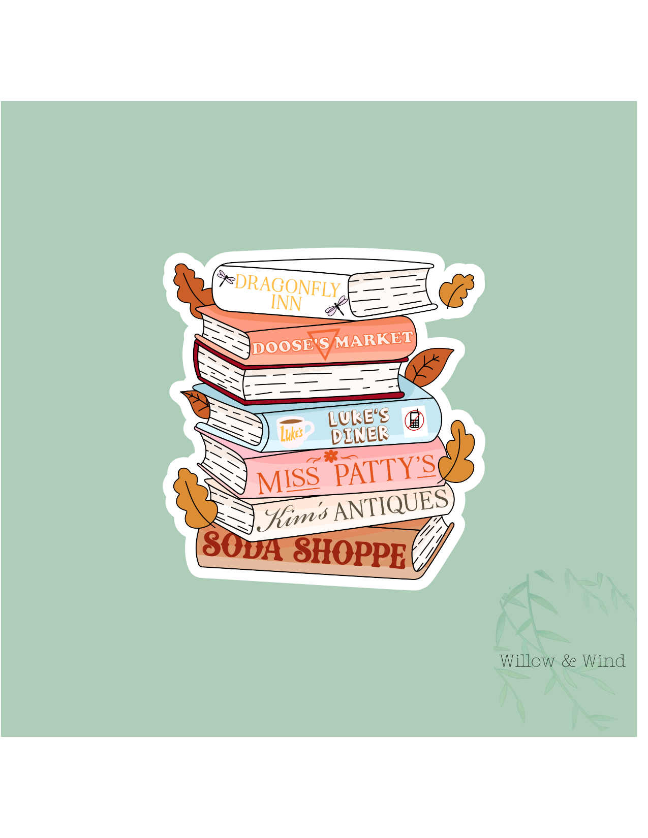 Bookstack - Gilmore Girls Sticker