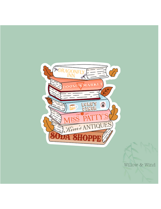 Bookstack - Gilmore Girls Sticker