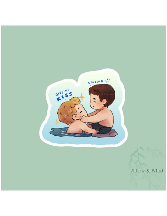 Give Me A Kiss - Heated Rivalry Sticker