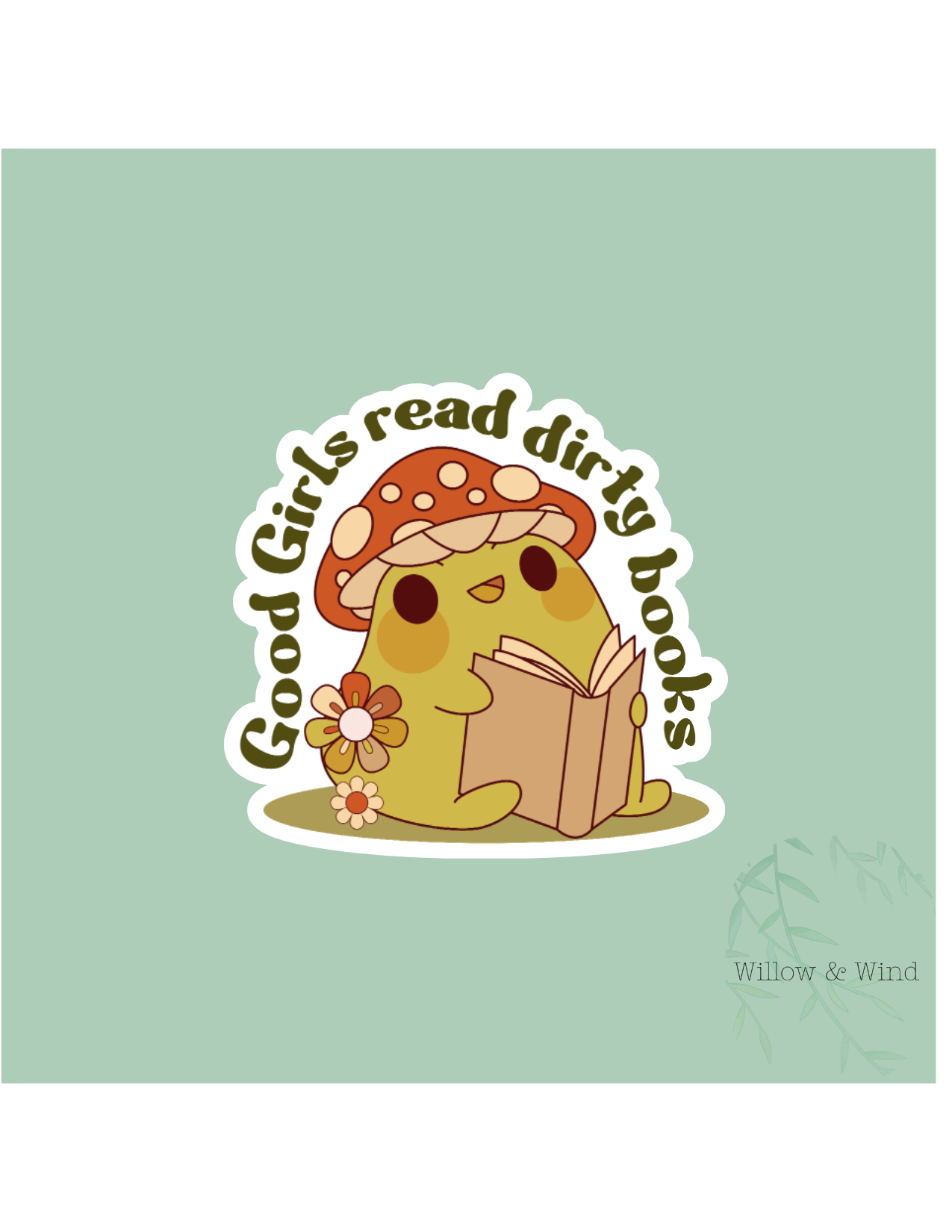 Dirty Books - Bookish Sticker