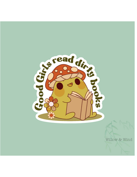 Dirty Books - Bookish Sticker