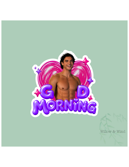 Good Morning Garrett - Off Campus Sticker