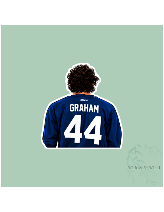 Graham Back - Off Campus Sticker