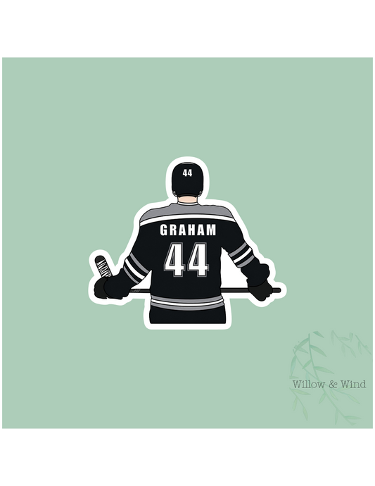 Graham Back 44 - Off Campus Sticker